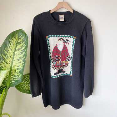 Vintage Christmas Santa Sweater