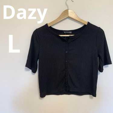 【Dazy】Daisy Cardigan Half-Sleeve Black Series