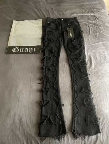 Stacked white guapi jeans - Gem Stacked white guapi jeans - Gem