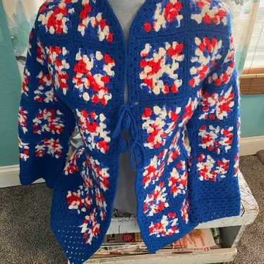 Vintage granny square cardigan - Gem
