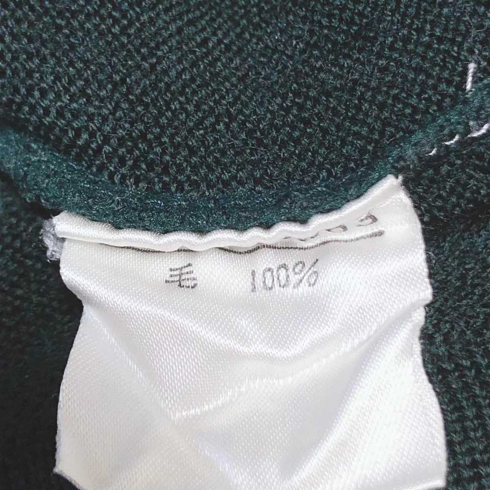 Degrease Seven-Sleeve Round Neck Knit Top / 100% … - image 10