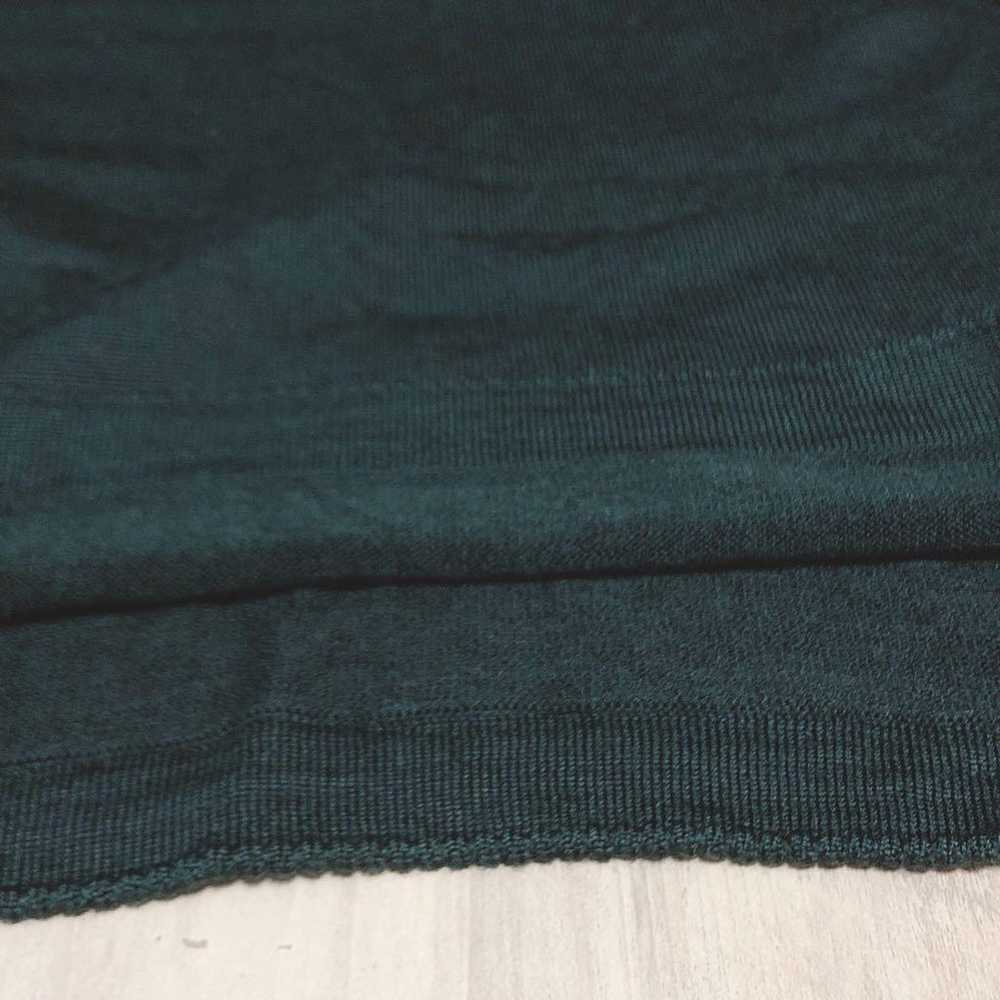 Degrease Seven-Sleeve Round Neck Knit Top / 100% … - image 8