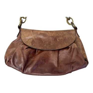 Non Signé / Unsigned Leather handbag