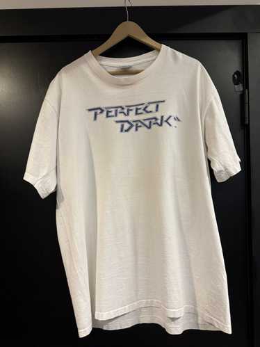 Vintage Vintage White Perfect Dark Shirt Nintendo 