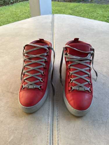 Balenciaga Balenciaga Arena Hi Top “Red Grey”