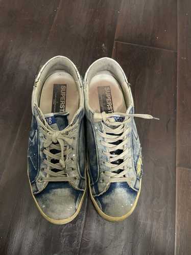 Golden Goose Golden goose superstar denim blue