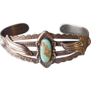 Bell Trading Post Turquoise Sterling Silver Stampe