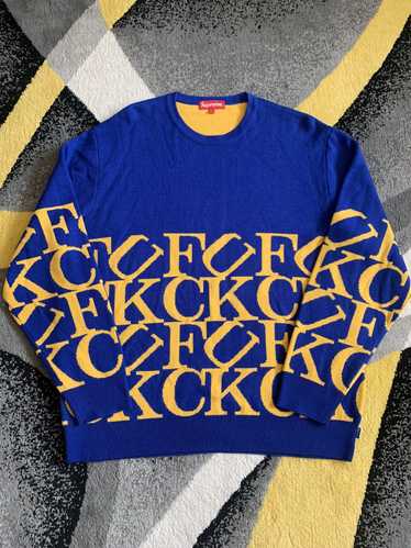 Supreme supreme fuck sweater - Gem