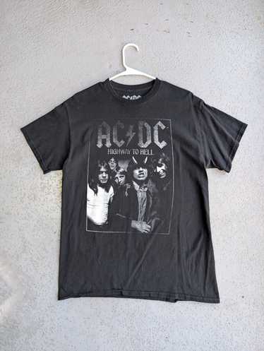 Ac/Dc × Rock T Shirt × Vintage AC/DC rock band bla