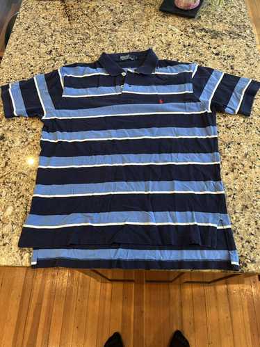 Polo Ralph Lauren Y2K Two Tone Blue Polo