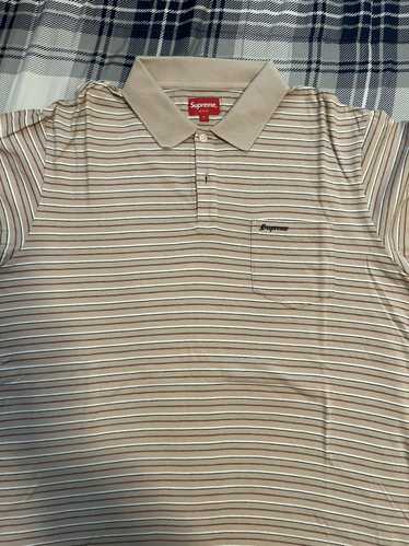 Streetwear × Supreme Thin Stripe Polo