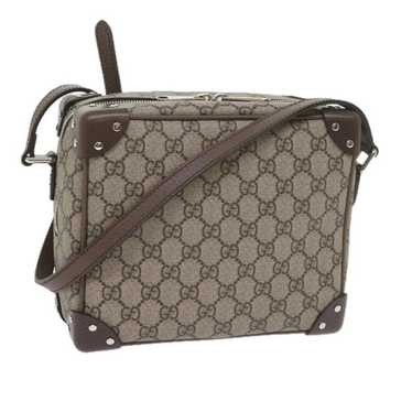 Gucci GUCCI GG Supreme Shoulder Bag Beige 626363