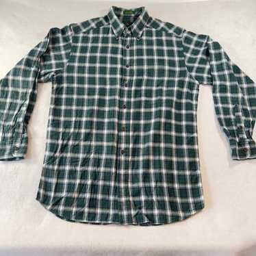 Club Room Club Room Flannel Button Shirt Mens M 10