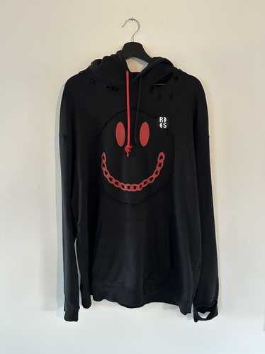 Raf Simons Raf Simons x Smiley Distressed Hoodie