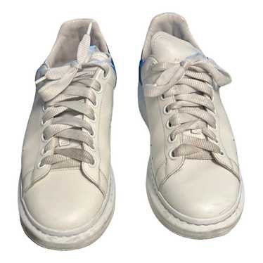 Alexander McQueen Oversize leather low trainers