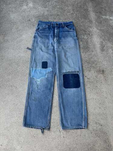 Vintage NWOT 70s Big Mac Jeans Carpenter Baggy Mens Orange