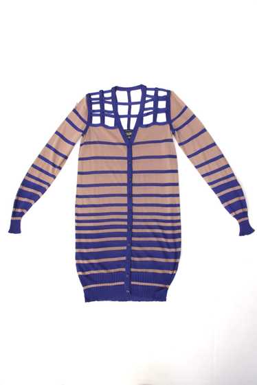 Jean Paul Gaultier Caged Stripe Cardigan