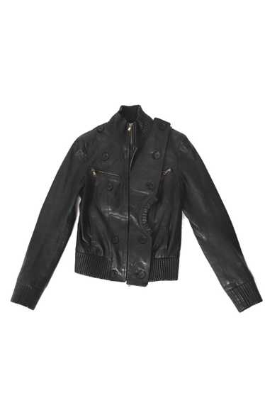 Patrizia Pepe Leather Moto Jacket