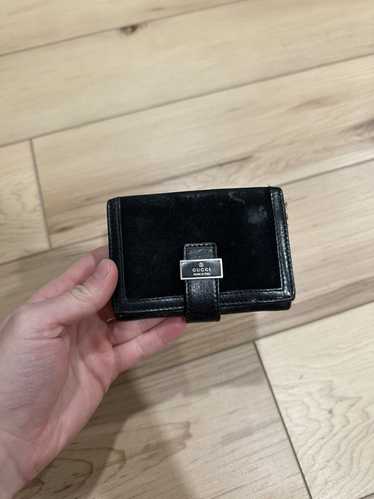 Gucci Gucci Suede Men’s Bifold Wallet