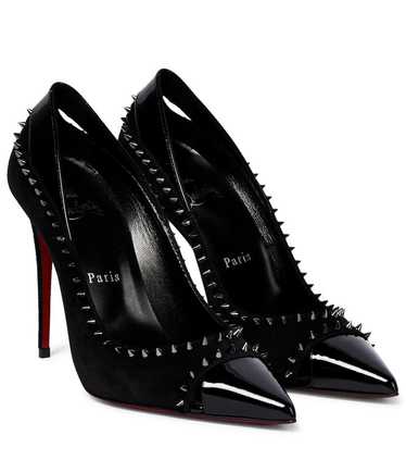 Christian Louboutin Duvette Spikes 100mm Suede Pum