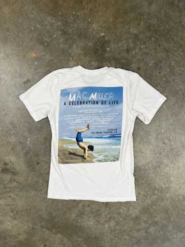 Mac Miller Mac Miller Celebration Of Life Tee Whit