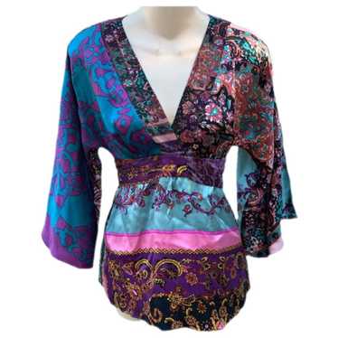 Non Signé / Unsigned Silk blouse