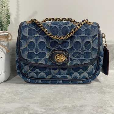 COACH DENIM PILLOW MADISON