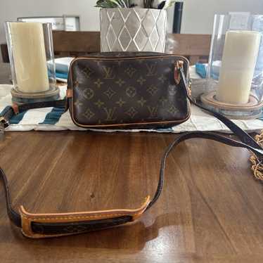 Auth Louis Vuitton Monogram Marly Bandouliere