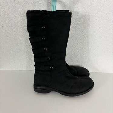 Merrell Black Leather Suede Tall Winter Boots