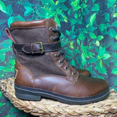 Ugg kesey brown leather boots