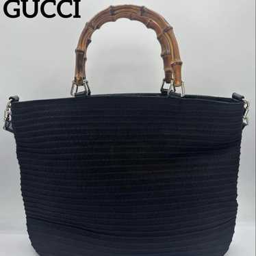 GUCCI Bamboo Handbag Shoulder Bag