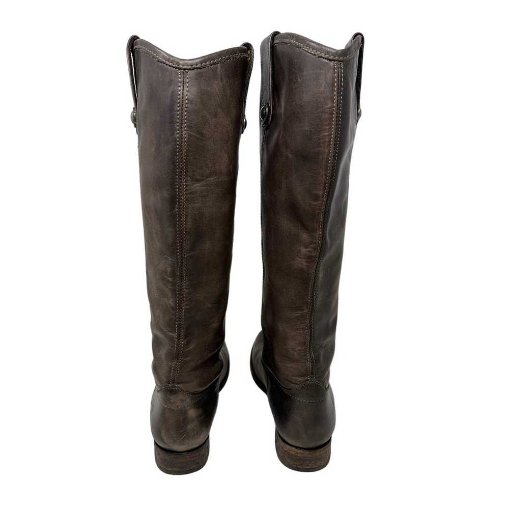 Frye Melissa Button Tall Brown Riding Boots 6 - image 3