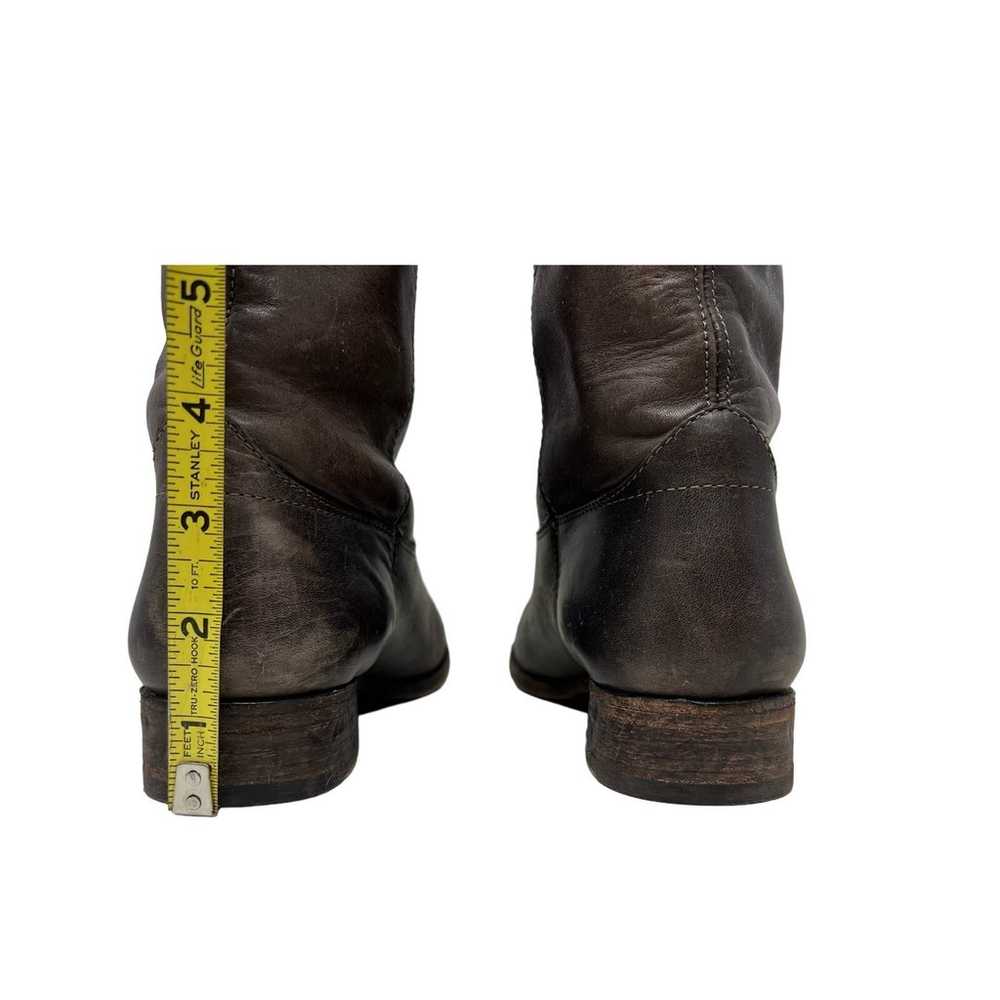 Frye Melissa Button Tall Brown Riding Boots 6 - image 4