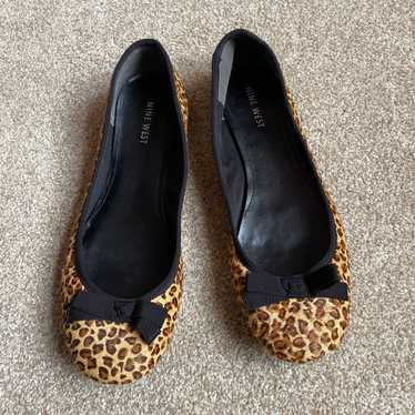 Nine west cheetah Flats