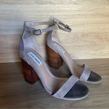 Steve Madden Carrson Suede Block Heel