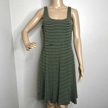 Old Navy Green Striped Dress