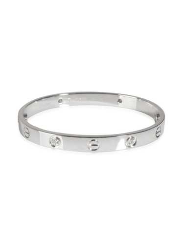 Cartier 18kt white gold Love diamond bracelet - Si