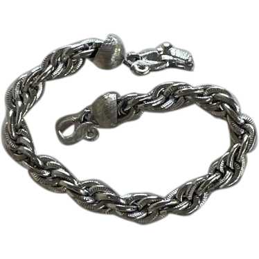 Monet double link silver Bracelet