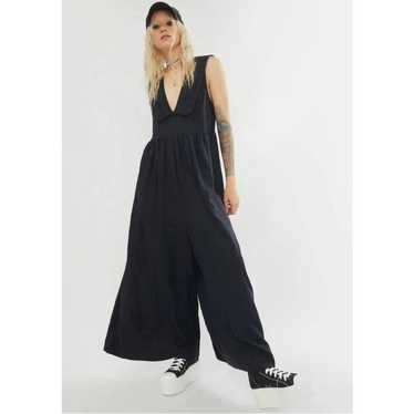 Free People Big Love Linen Jumpsuit