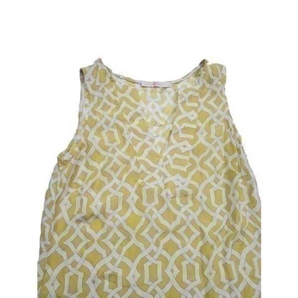 Alice and Trixie Geometric Silk Sleeveless Mini D… - image 3