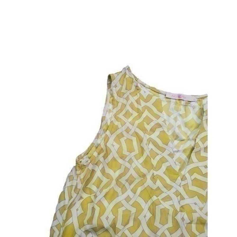 Alice and Trixie Geometric Silk Sleeveless Mini D… - image 7