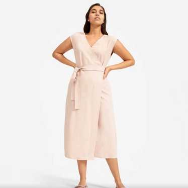 Everlane The Japanese GoWeave Short-Sleeve Wrap Dr