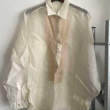 vintage sheer blouse