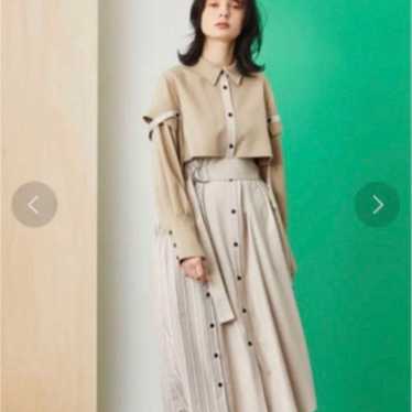 UNITED TOKYO Layered Combo Shirt Dress