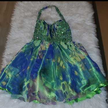 Morrell Maxie Green Prom Dress