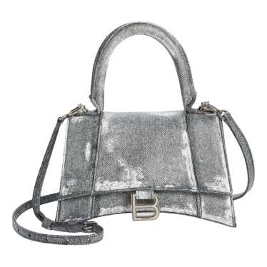 Balenciaga Hourglass leather handbag