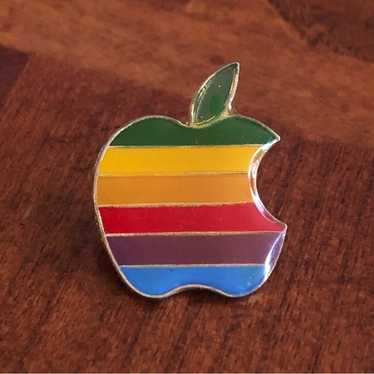 Vintage 80s Apple Computers enamel tie tack collec