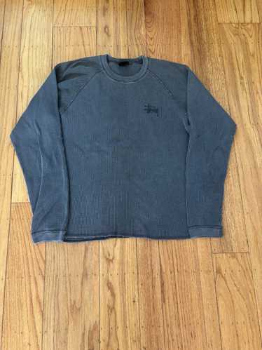 Stussy Stussy raglan thermal faded black