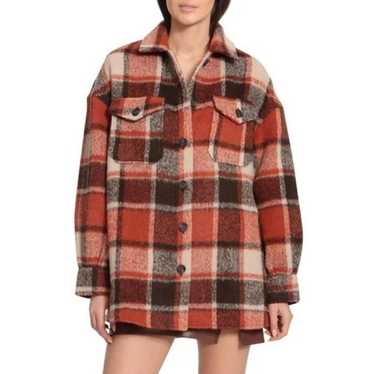 Avec Les Filles Plaid Shacket