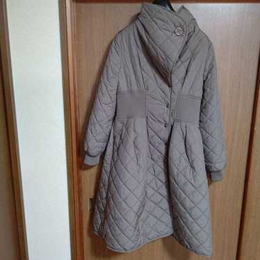 RUIRUE BOUTIQUE Quilted Long Down Jacket